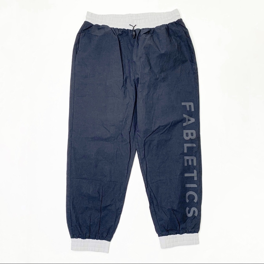 Fabletics Kora track pants joggers black grey XXL New With Tags